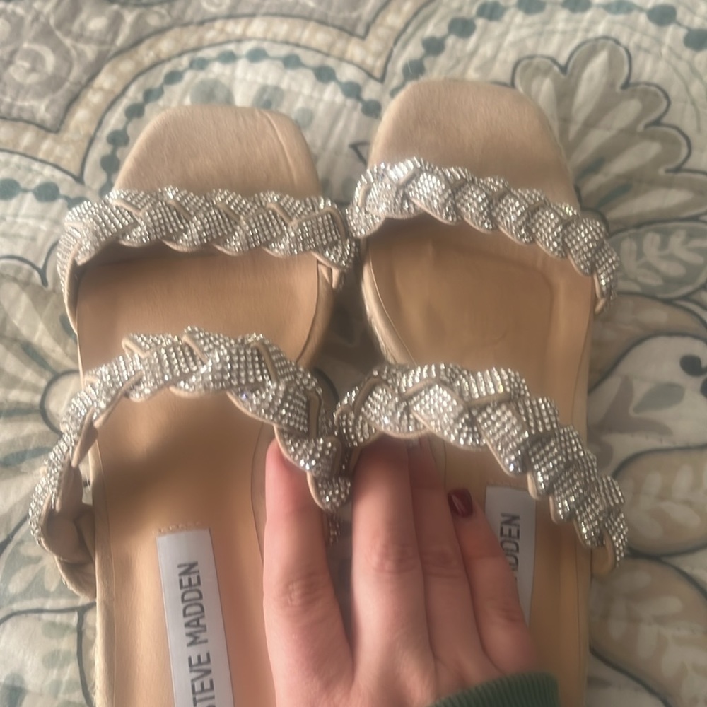 Steven Madden Rinestone Sandals - Picture 8 of 8